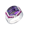 Кольцо  Multi-Gemstone White Gold Ring (43524) №2