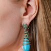 Комплект  Chrysolites & Turquoise White Gold в стиле De Grisogono (38019) №16