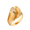 Кольцо  0.50 ct I/VS2 Pear cut diamond (37980) №2