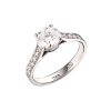 Кольцо GIA 1,07 ct F/VS2 Round Brilliant & White Gold (41286) №3