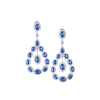 Серьги  Natural Sapphire 16,16 ct & Natural Diamonds 4,24 ct & White Gold (41959) №3