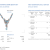 Колье Girona Prive Aquamarine & Sapphire & Diamonds (36828) №7
