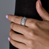 Кольцо Carrera y Carrera Ronda Angels Diamond White Gold DA092570 (42770) №6