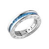 Кольцо Bvlgari B.Zero1 White Gold Blue Topaz (36661) №2