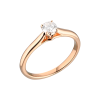 Кольцо Cartier Solitaire 0,31 ct E/VVS2 Rose Gold (SIZE 52) (40336) №3