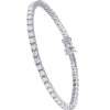Браслет  4.10 ct G/VS1 Tennis White Gold & Diamonds (37945) №5