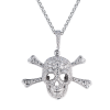 Подвеска  White Gold Diamonds Skull (37909) №4