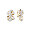 Серьги  Yellow Gold & 1,56 ct Diamonds Bow (42853) №2