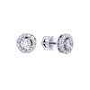 Пусеты  0,26 G/VS2 — 0,26 G/SI1 Round Cut Diamonds (40927) №4