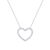 Подвеска Tiffany & Co Diamond Heart Platinum (42449) №2