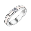 Кольцо Chanel Ultra Small Version White Ceramic J3094 (36976) №5