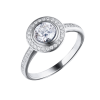 Кольцо Cartier D'Amour Platinum Round Brilliant 0,75 сt F/VVS2 (36277) №2