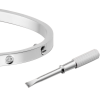 Браслет Cartier White Gold Small Model 10 Diamonds CRB6048016 (37538) №7