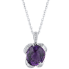 Комплект Gianni Lazzaro White Gold Amethyst & Diamonds Set (37668) №11