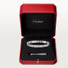 Браслет  в стиле Cartier Love Classic Model , Paved, White Gold (42307) №5