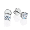 Пусеты  0.60 ct G/SI2 - 0.61 ct J/VS1 Round Cut Diamonds (37949) №4