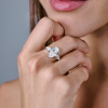 Кольцо GIA 3,01 ct J/VVS2 Pear Brilliant (38691) №10