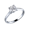Кольцо  с бриллиантом 1,16 ct G/SI1 (4710) №3