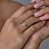 Кольцо  с бриллиантом 2,12 ct F/VS1 МГУ (23586) №7