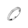 Кольцо Tiffany & Co Setting Wedding Band in Platinum with a Half-circle of Diamonds 2.5 mm (37015) №4
