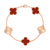 Браслет Van Cleef & Arpels Vintage Alhambra 5 motifs Carnelian VCARP7RP00 (36903) №3