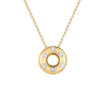 Подвеска Tiffany & Co Vintage Etoile Yellow Gold & Platinum Diamond Open Circle Pendant Donut Charm (42876) №2