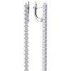 Серьги ЭПЛ Якутские Бриллианты 0.95 сt Round Cut Diamonds & White Gold (38199) №6