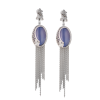 Серьги Carrera y Carrera Sierpes Maxi White Gold & Chalcedony & Diamonds DA13603 (40634) №2