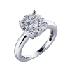 Кольцо  с природными бриллиантами 0,99 ct G/I1 (37354) №3