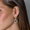 Серьги Hour Passion Jewellery White Gold & Tourmaline & Peridot & Diamond (42450) №5