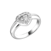 Кольцо Chopard Happy Diamonds Heart White Gold 821084-1110 (38277) №2