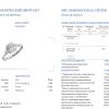Кольцо  1,70 ct Fancy Light Green Blue/VVS2 Radiant Cut Diamond (38828) №6