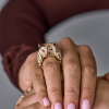 Кольцо Como Milano Owl Rose Gold & Diamonds (42666) №5
