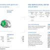 Кольцо  COLOMBIA EMERALD 11,88 ct Intense Green/VS (43190) №4