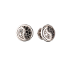 Пусеты Carrera y Carrera Aqua ХХS White gold & Black Diamonds DA14613 (41026) №2