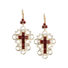 Серьги Dolce & Gabbana Barocco Yellow Gold & Garnets WEEB4G WROD1 Z0000 (40982) №2