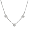 Колье Bvlgari Bulgari Reversible White Gold & Diamond & Onyx 3 Circle 329437 (43266) №3