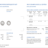 Пусеты RalfDiamonds 0.35 ct G/I2 - 0.31 ct I/VS2 White Gold RDE (37314) №4