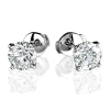 Пусеты GIA 2.01 ct F/VVS2 - 2.0 ct F/VVS2 White Gold (37076) №4