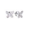 Серьги  в стиле GRAFF Butterfly White Gold Diamonds 1,09 ct (42809) №3