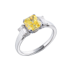 Кольцо  1,56 ct Fancy Intense Yellow/SI2 Radiant Cut Diamond (40631) №3