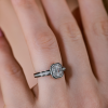 Кольцо Boucheron Vendôme Liseré 0,33 ct F/VVS1 Emerald Cut JSL00312 (40095) №5