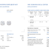 Пусеты  0.60 ct G/SI2 - 0.61 ct J/VS1 Round Cut Diamonds (37949) №5