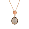 Подвеска Moraglione Isabella Collection Rose Gold & Diamonds & Moonstone (40765) №2