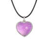 Подвеска  45 ct Amethyst Heart & Diamonds & White Gold (43710) №2