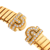 Браслет Bvlgari Tubogas Yellow Gold & Pavé Diamonds 361371 (42950) №5