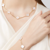 Браслет Van Cleef & Arpels Vintage Alhambra 5 Motifs Yellow Gold Mother-of-Pearl VCARA41800 (42764) №4