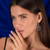 Серьги Van Cleef & Arpels Petillante Sapphire & Diamonds VCARD26200 (36606) №9