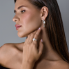 Серьги GRAFF ROSETTE White Gold & Diamond RGE762 (43092) №9