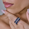 Кольцо Prima Exclusive 4,95 ct Sapphires & 0.92 ct Diamonds & White Gold (42511) №5